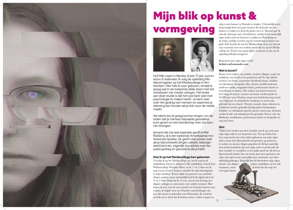 spread mijn blik op kunst en vormgeving