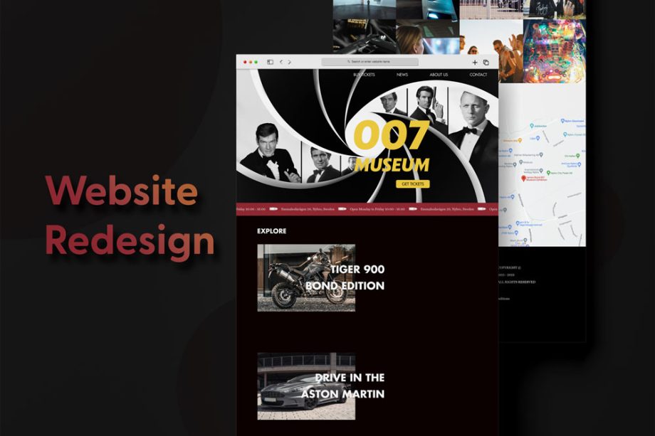 James Bond museum redesign